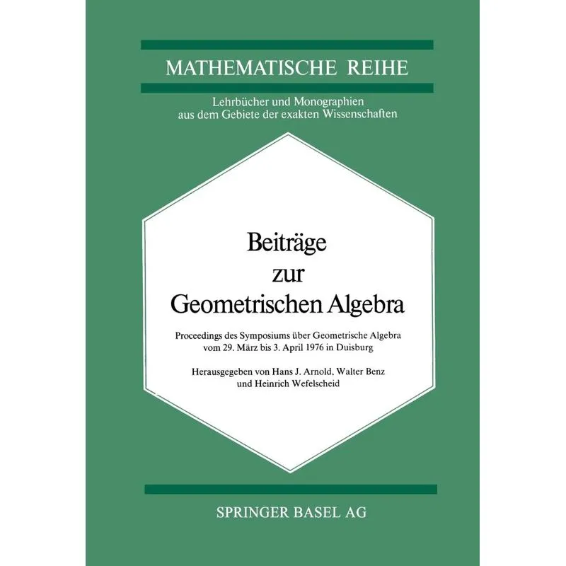 Beitrage Zur Geometrischen Algebra