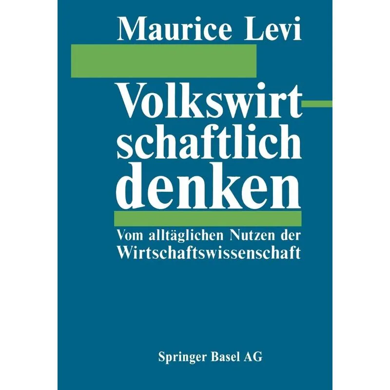Volkswirtschaftlich Denken
