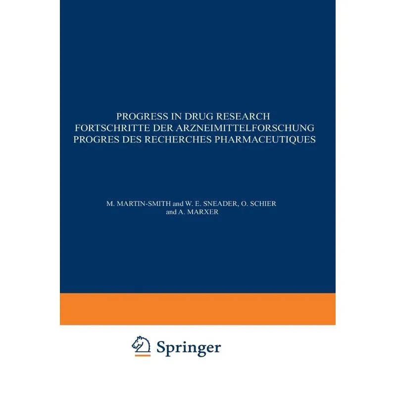 Progress in Drug Research / Fortschritte der Arzneimittelforschung / Progrès des recherches pharmaceutiques