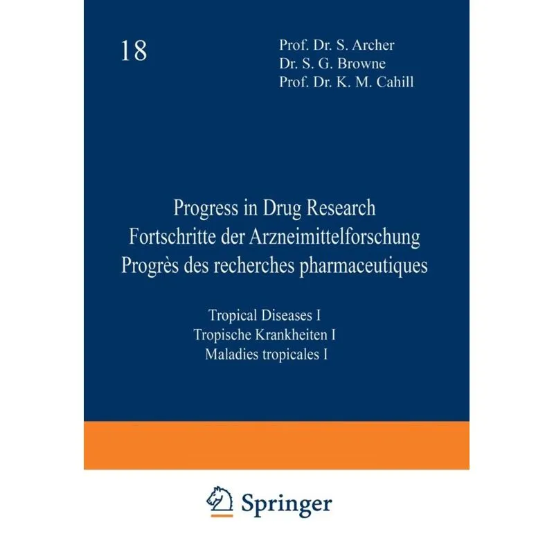 Progress in Drug Research / Fortschritte der Arzneimittelforschung / Progrès des recherches pharmaceutiques
