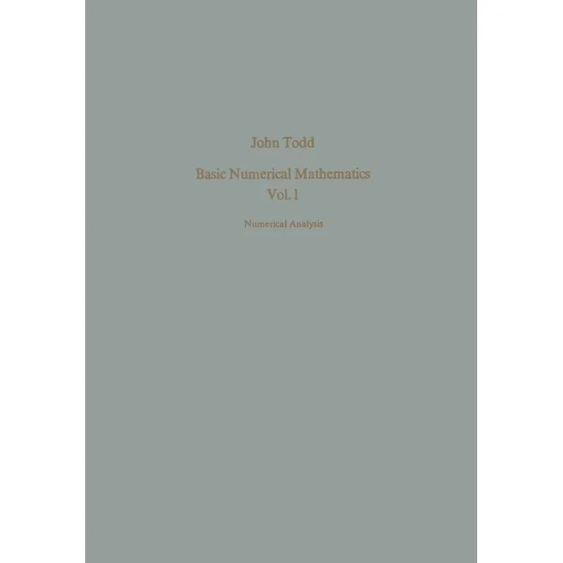 Basic Numerical Mathematics