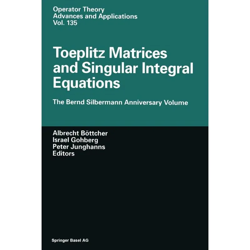 Toeplitz Matrices and Singular Integral Equations