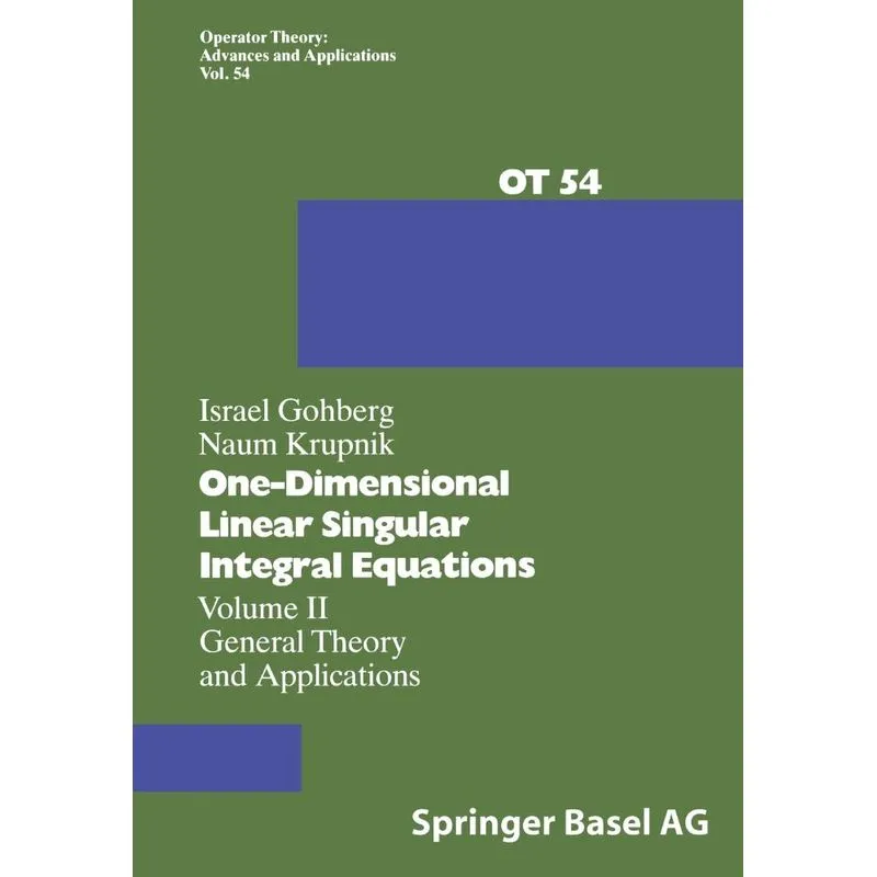 One-Dimensional Linear Singular Integral Equations