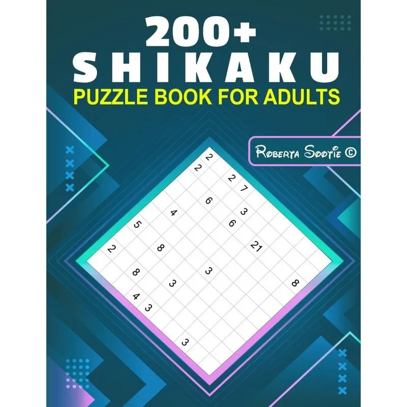 Shikaku Puzzle Book for Adults