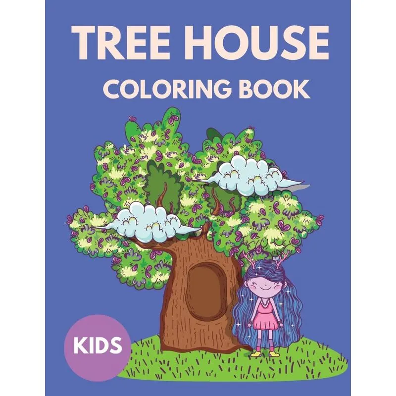 Tree House Coloring Book Kids