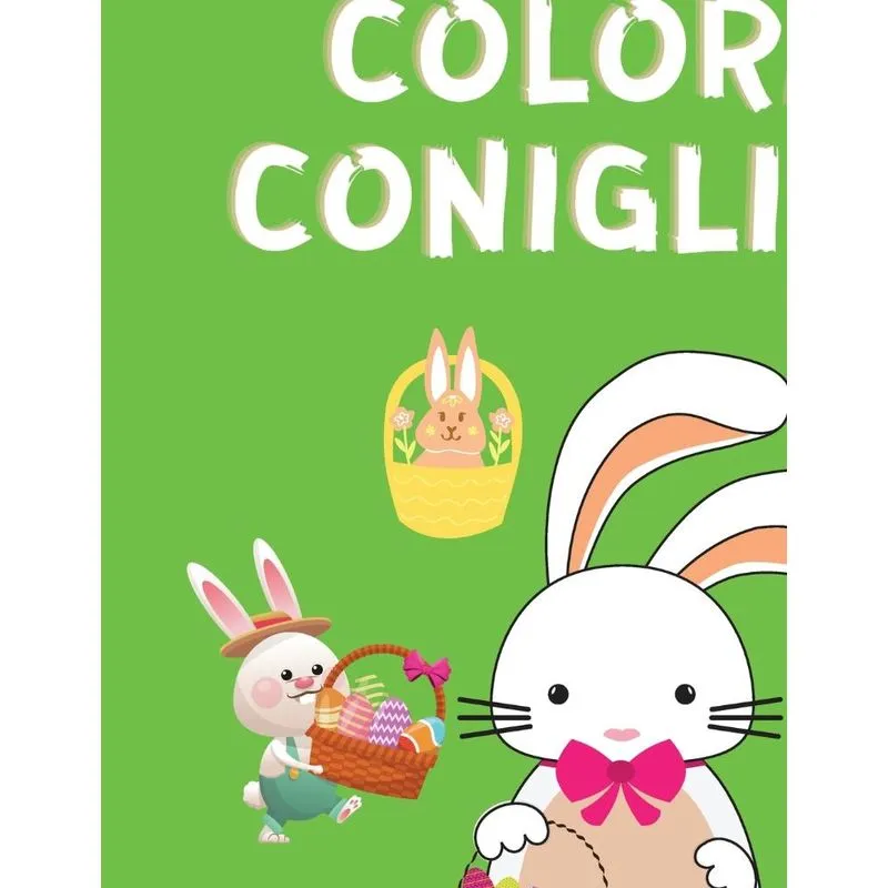 Libro da Colorare Coniglietto
