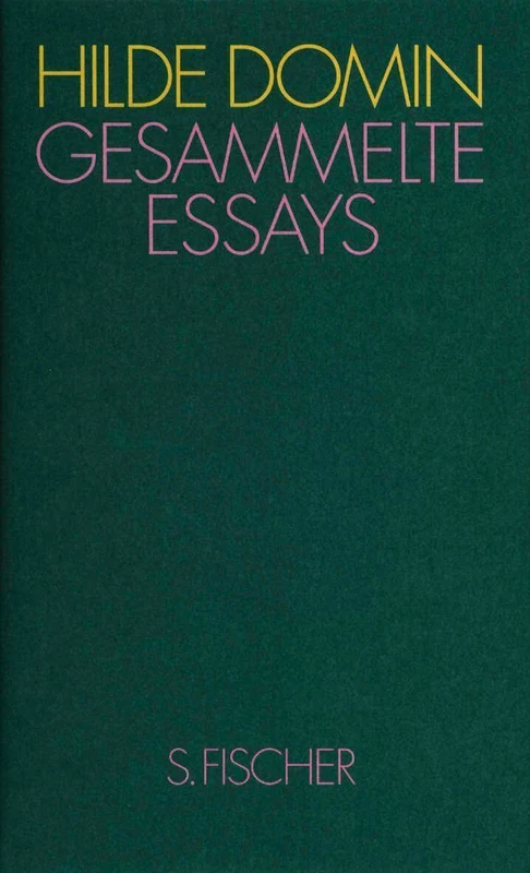 Gesammelte Essays