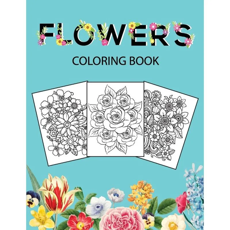 Flowers Coloring Book