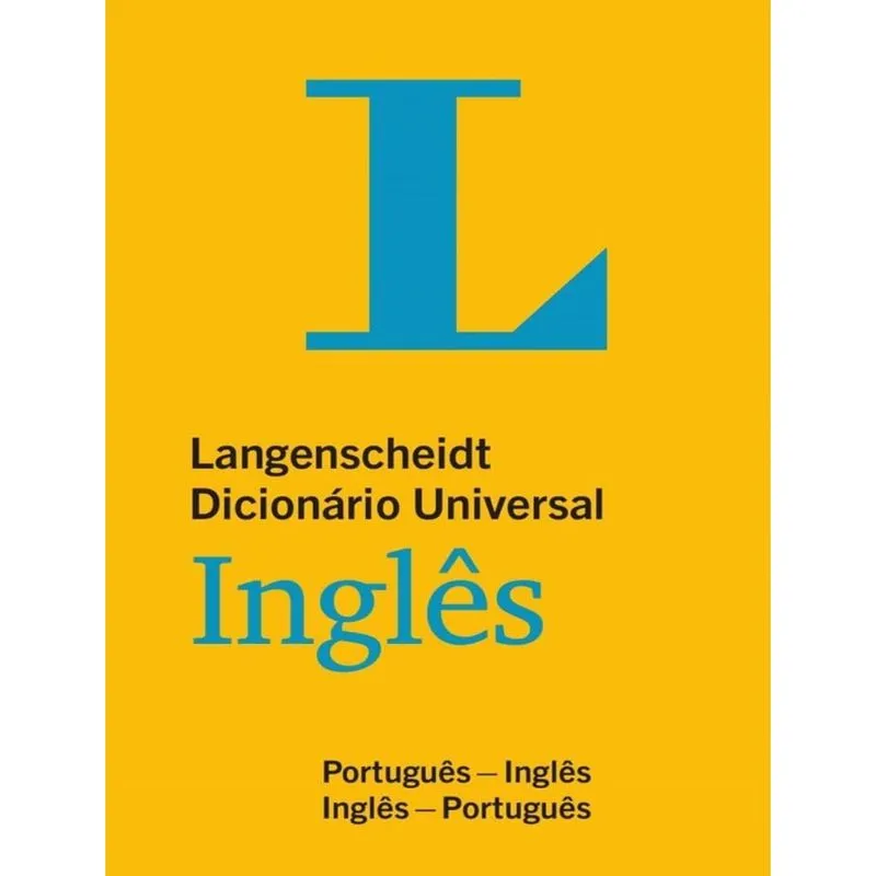 Langenscheidt Dicionario Universal Ingles Ing/Port - Port/Ing) - 2018