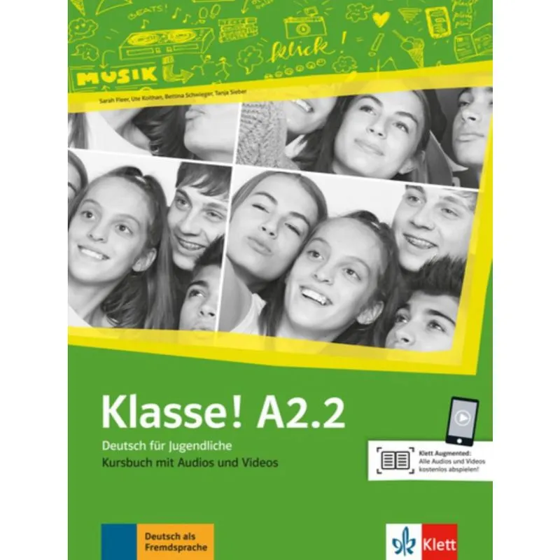 Klasse! A2.2 Kursbuch Mit Audios Und Videos