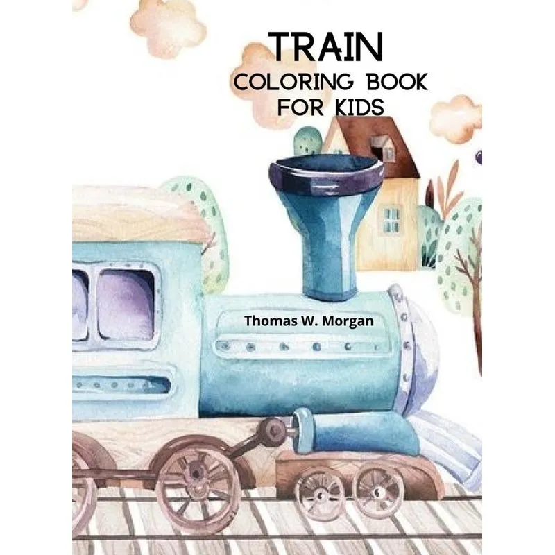 Train Coloring Book for Kids