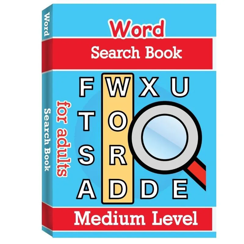 Word Search Books for Adults - Medium Level
