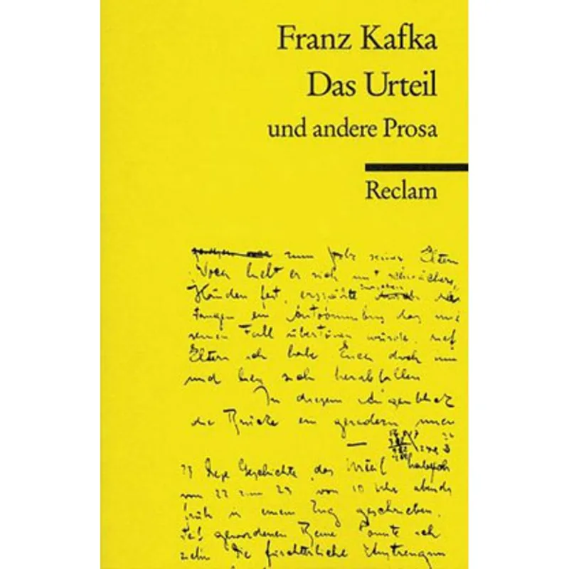 URTEIL UND ANDERE PROSA, DAS