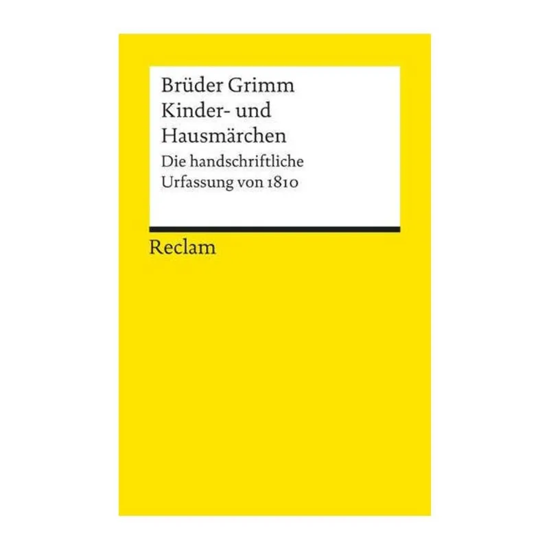 KINDER- UND HAUSMÄRCHEN