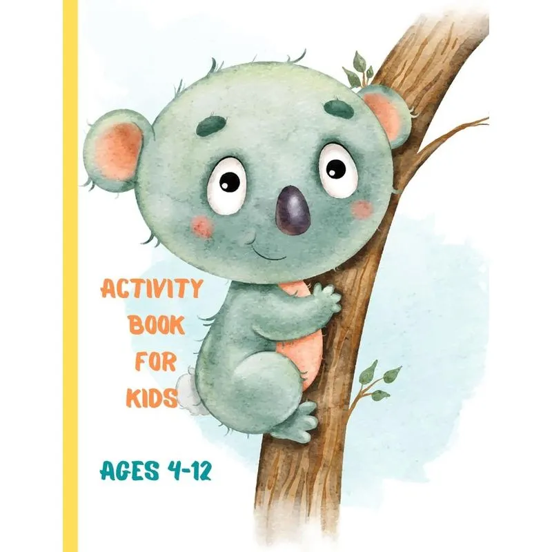 Activity Book for Kids Ages 4-12
