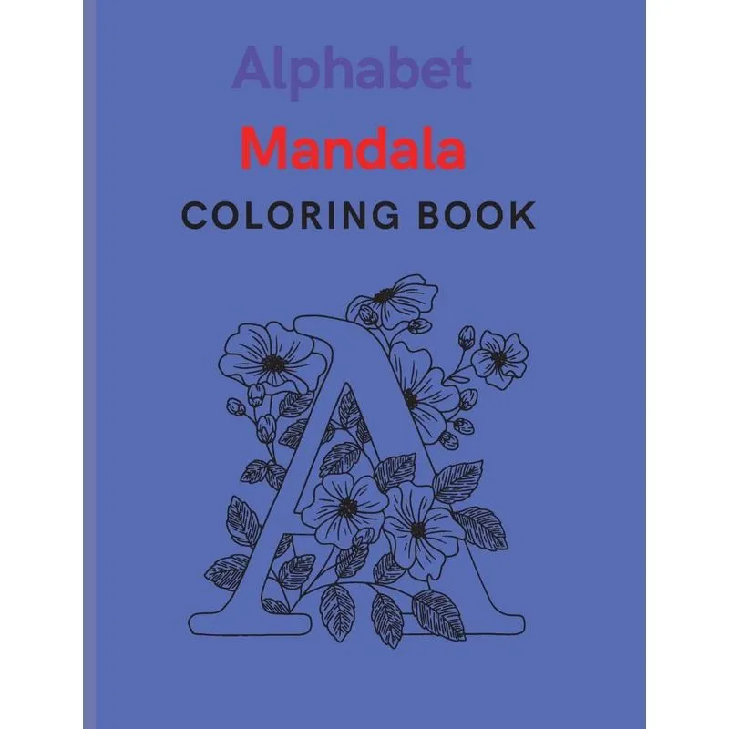 Mandala Alphabet Coloring Book