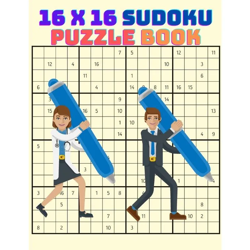 16 x 16 Sudoku Puzzle Boook