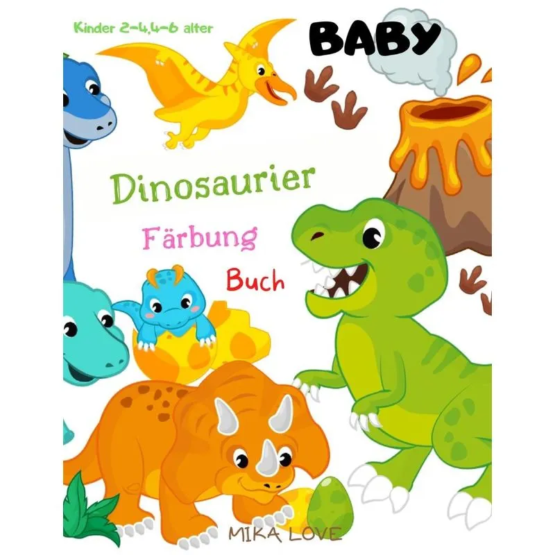 Baby Dinosaurier Färbung Buch