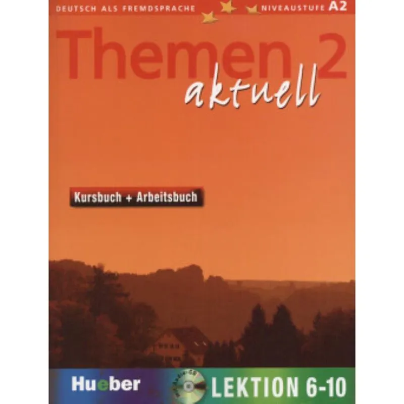Livro - Themen aktuell 2 kb + ab lekt 6-10 + audio cd