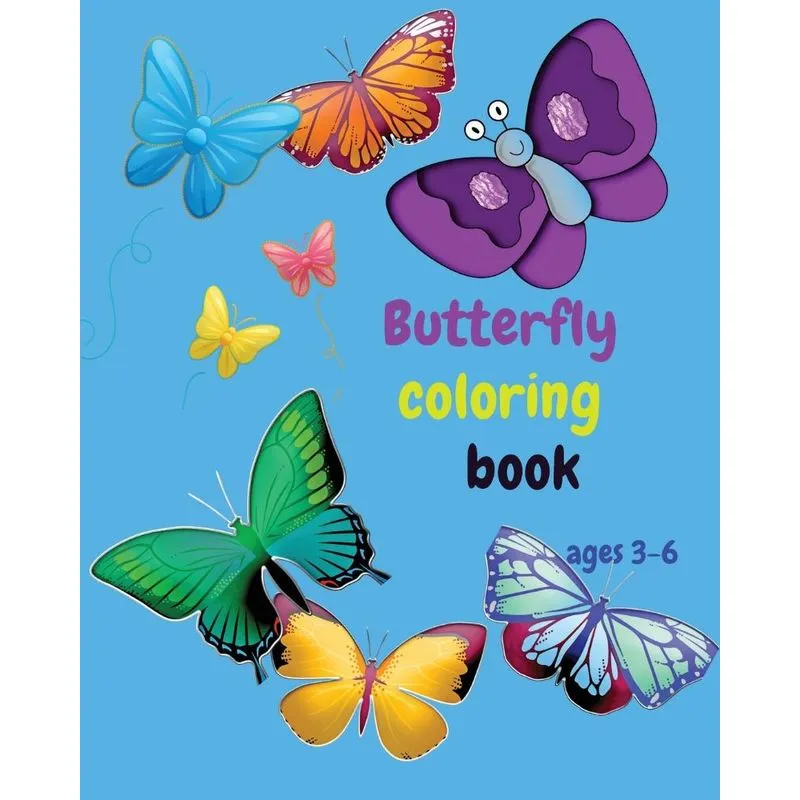 Butterfly Coloring Book ages 3-6