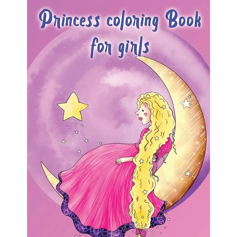 Princess Coloring Book For Girls