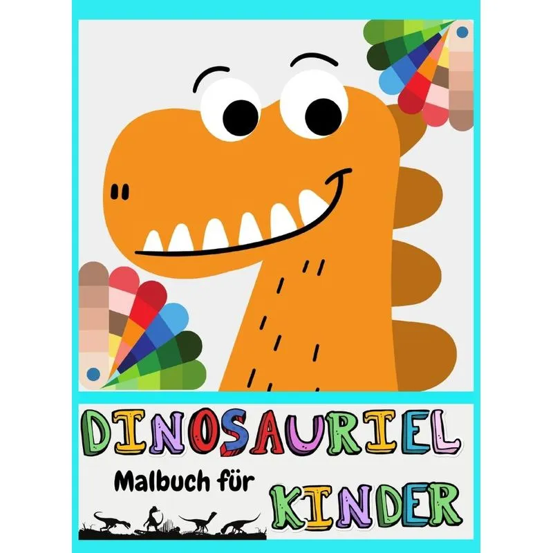 Dinosaurier-Malbuch für Kinder