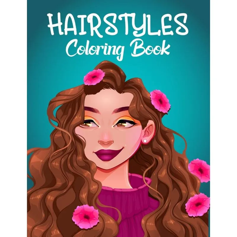 Hairstyles Coloring Book