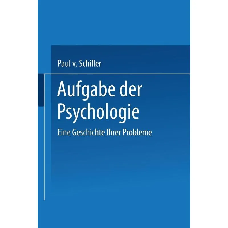 Aufgabe Der Psychologie