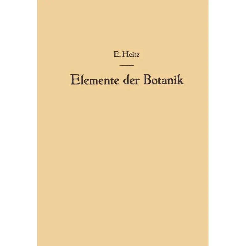 Elemente Der Botanik