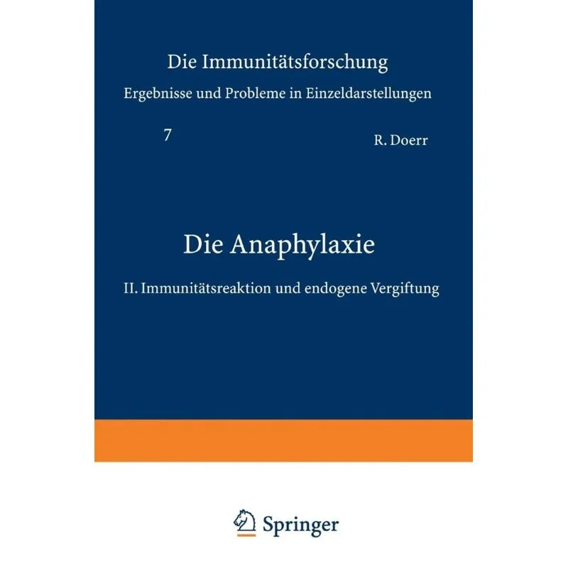 Die Anaphylaxie