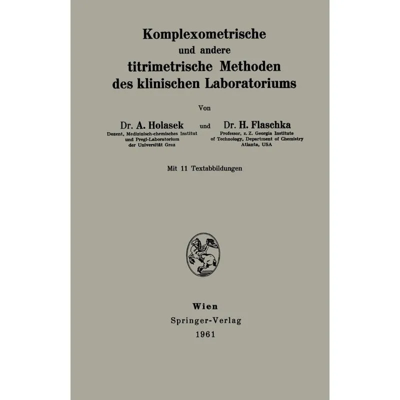 Komplexometrische und andere titrimetrische Methoden des kl