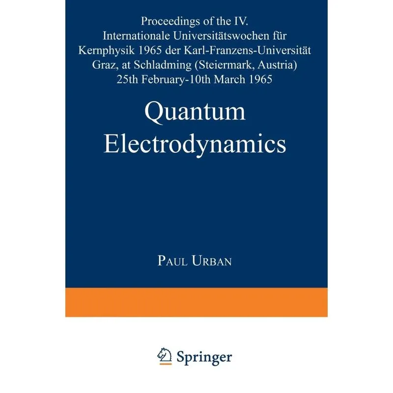 Quantum Electrodynamics