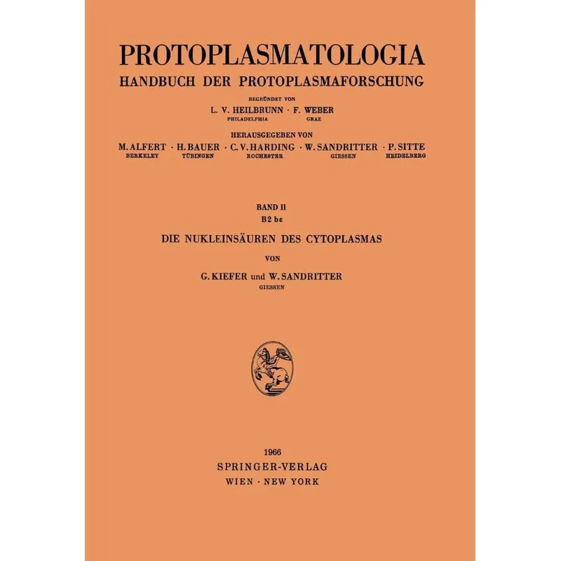 Die Nukleinsäuren des Cytoplasmas
