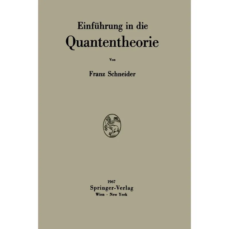 Einführung in die Quantentheorie
