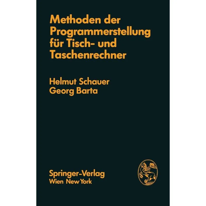 Methoden Der Programmerstellung Fur Tisch- Und Taschenrechn
