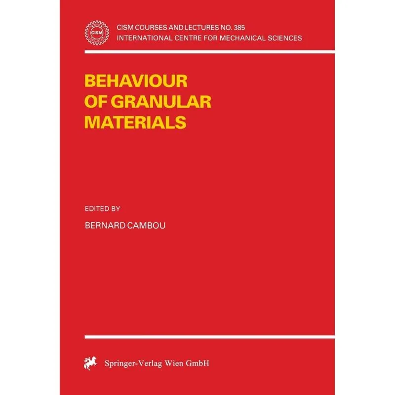 Behaviour of Granular Materials