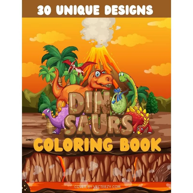 Dinosaurs Coloring Book