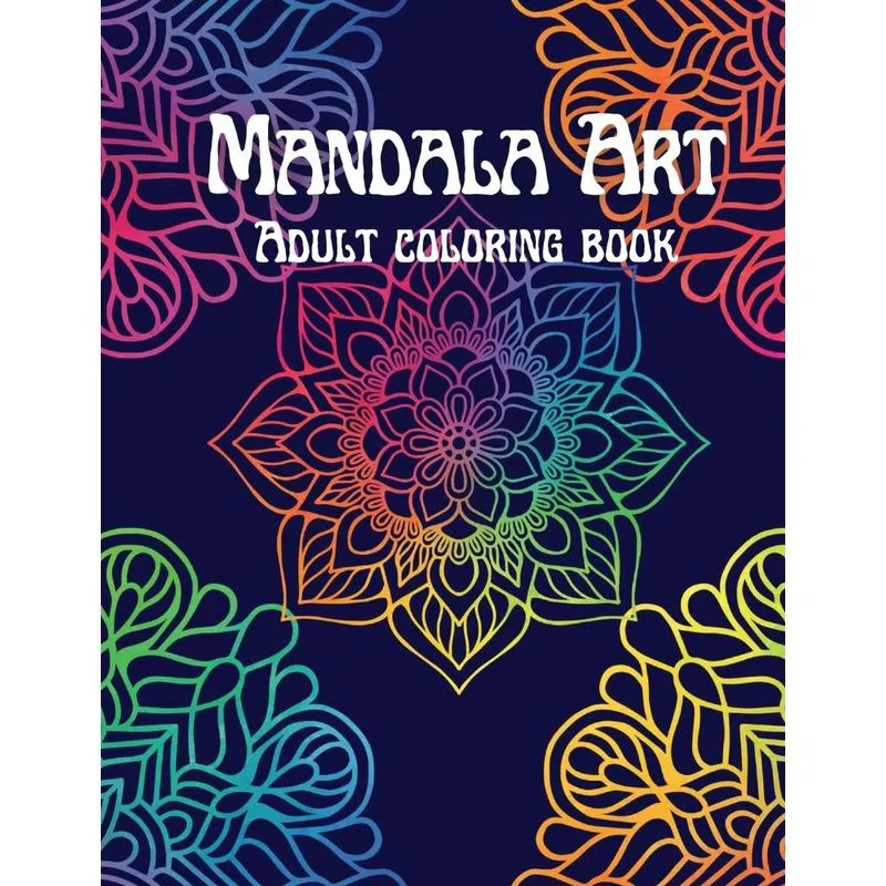 Mandala Art Adult Coloring Book
