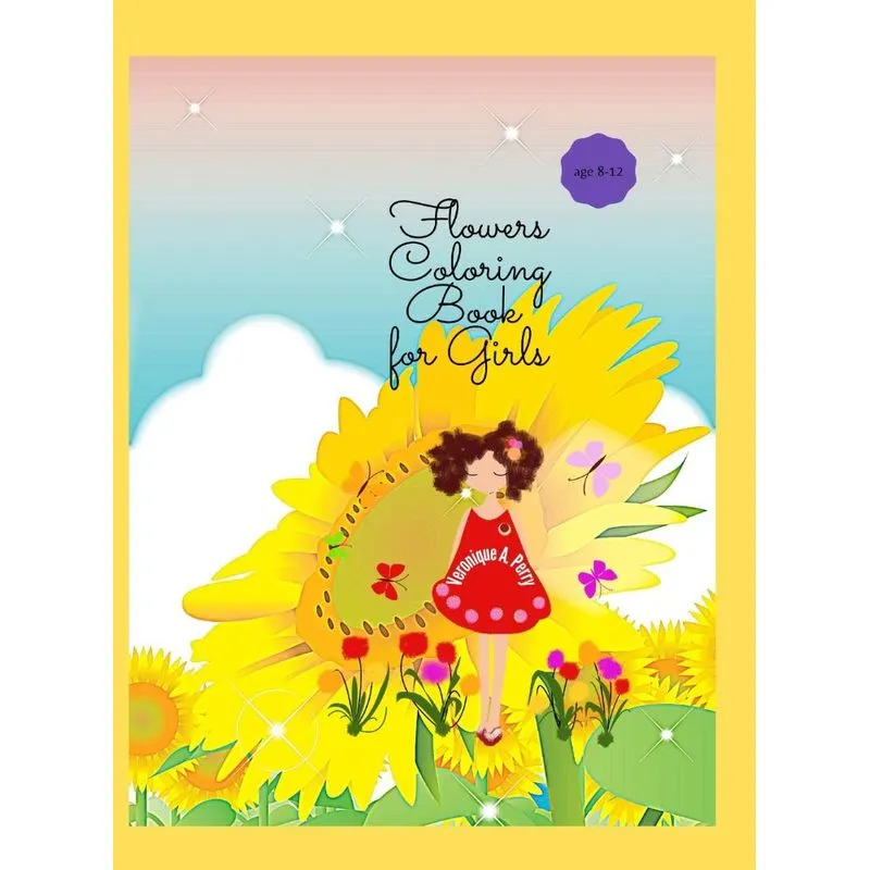 Flowers Coloring Book for Girls