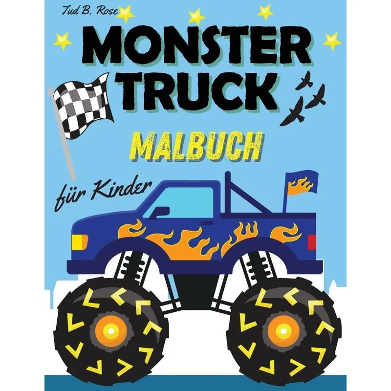 MONSTER TRUCK MALBUCH für Kinder