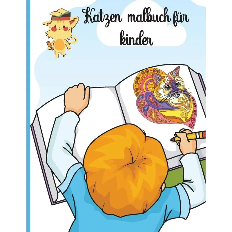 Katzen Malbuch für kinder