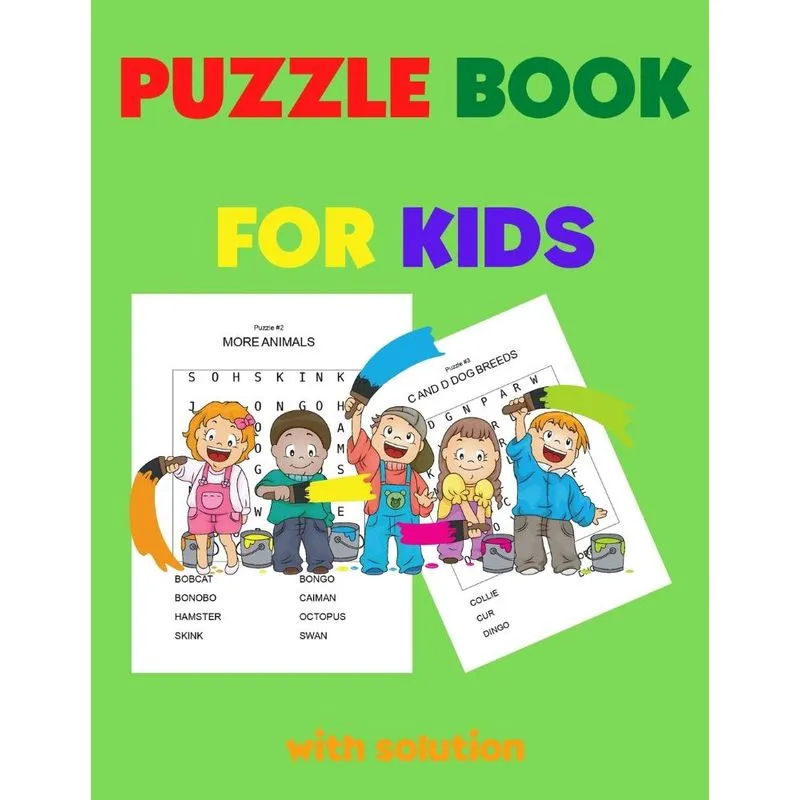 Puzzle Book for Kids