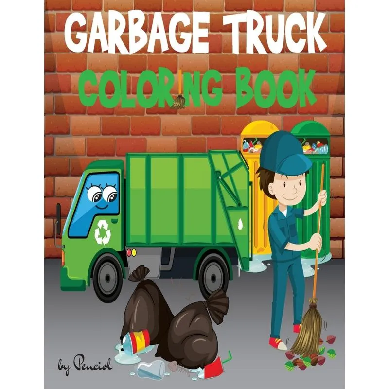 Garbage Truck Coloring Book