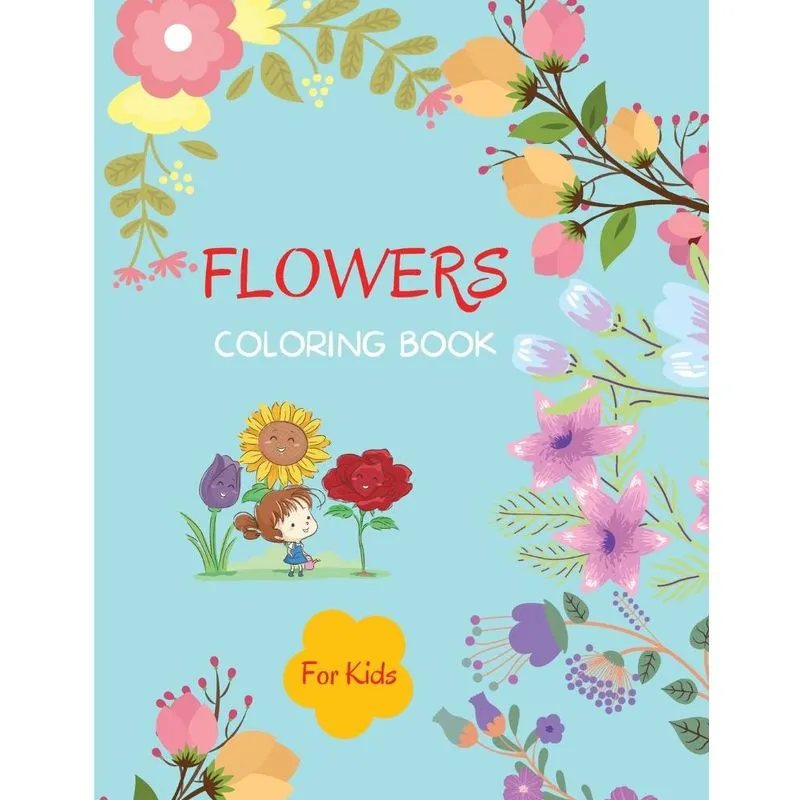 Flowers Coloring Book
