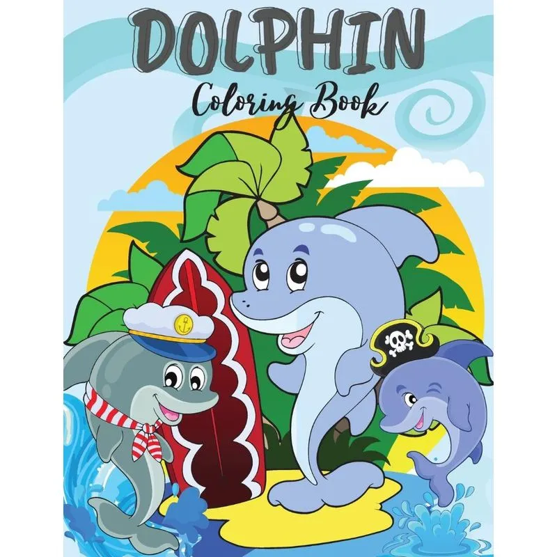 Dolphin Coloring Book