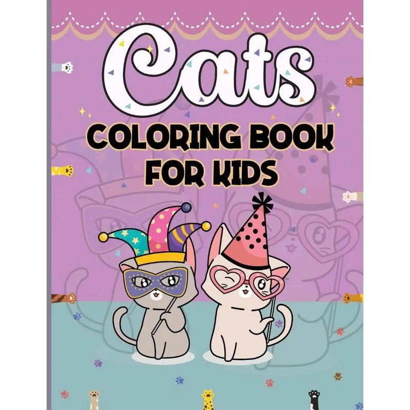 Cats Coloring Book For Kids