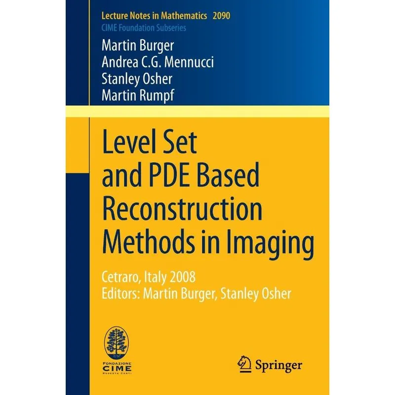 Level Set and PDE Based Reconstruction Methods in Imaging