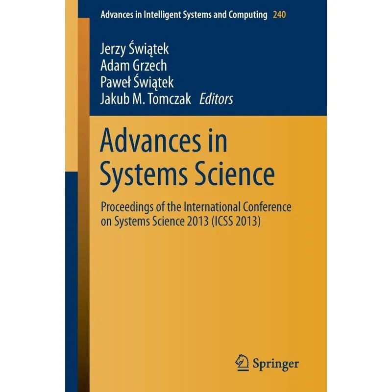 Advances in Systems Science