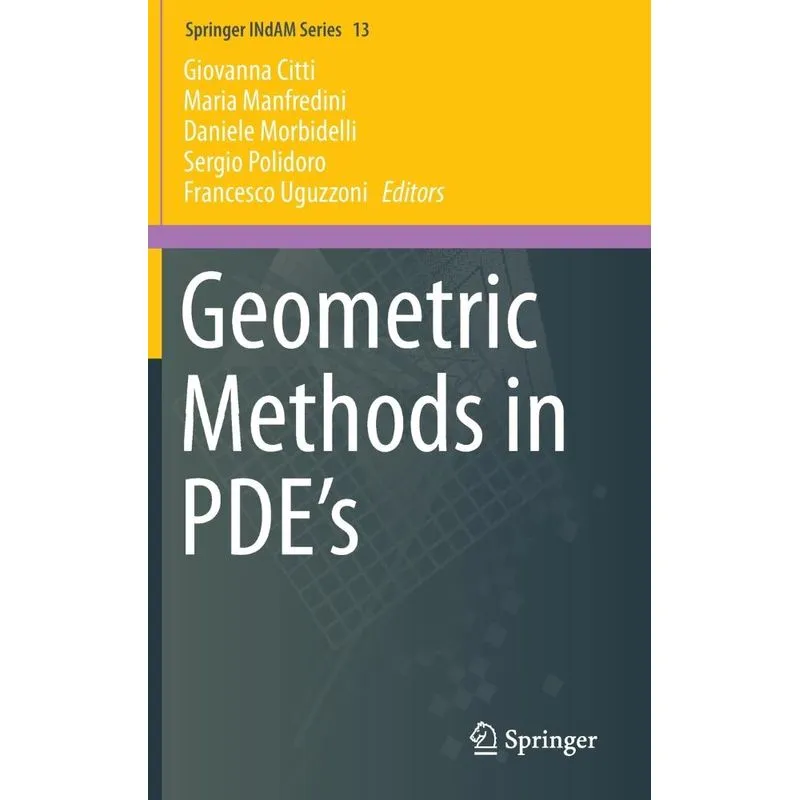 Geometric Methods in PDEs