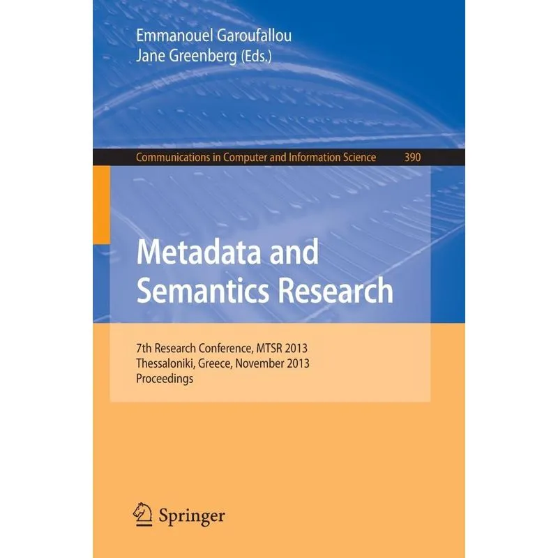 Metadata and Semantics Research